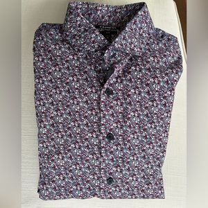 Express Floral Men’s Slim Dress Shirt